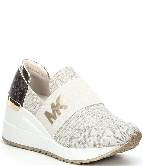 michael kors sneaker logo|michael kors sneaker wedges.